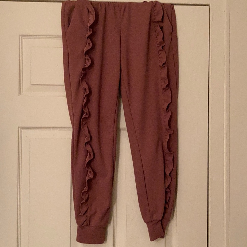 Pink joggers